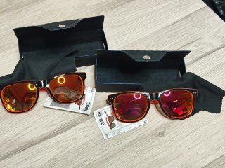Gafas Beta Negras y Naranjas
