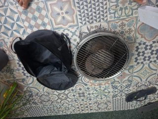 Griglia portatile senza fumo