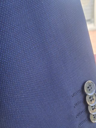 Traje de chaqueta azul talla 50