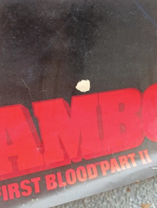 Póster Rambo II First Blood Part II Original Cine