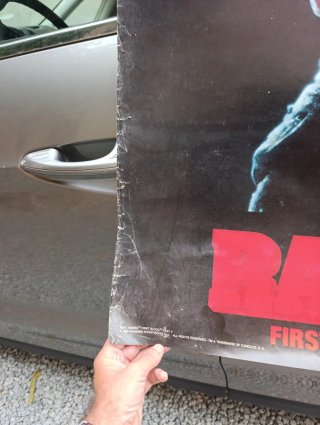 Póster Rambo II First Blood Part II Original Cine