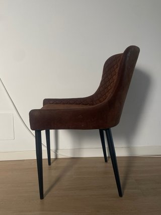 Silla de diseño tapizada