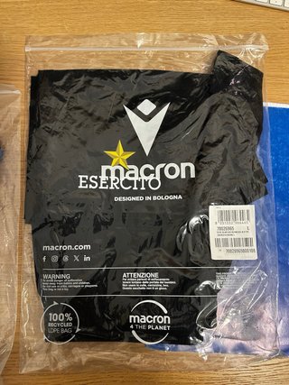 Completo Macron Esercito Blu Taglia L