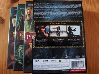 Pack 3 Películas Piratas del Caribe DVD