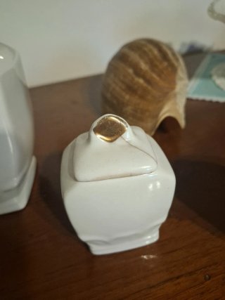 Set 4 Contenitori Ceramica Vintage