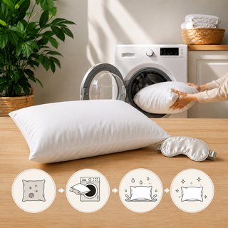 Cuscini Letto 50x75 cm Set 2 Imbottiti Morbidi