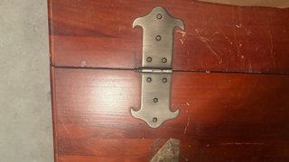 Baúl antiguo madera maciza