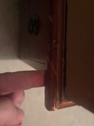 Baúl antiguo madera maciza