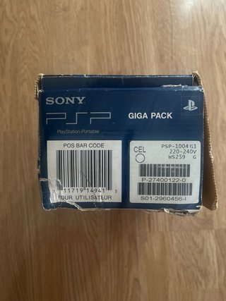 Caja PSP Giga Pack 1GB