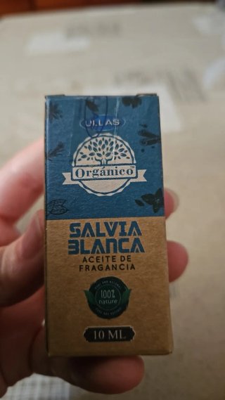 Aceite Esencial Salvia Blanca Orgánico 10 ML