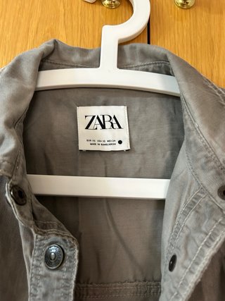 Sobrecamisa Zara Mujer Talla XS Gris