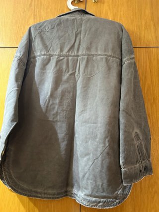 Sobrecamisa Zara Mujer Talla XS Gris