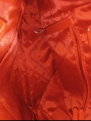 Bolso Piel Rojo Longchamp color caldero
