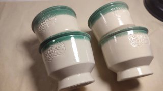 6 Tazas Miko Cerámica Vintage