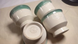 6 Tazas Miko Cerámica Vintage