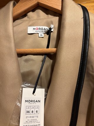 Vestido sin mangas Morgan beige
