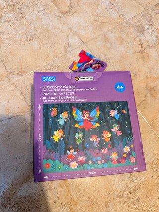 Libro y Puzzle Sassi El món de les Fades