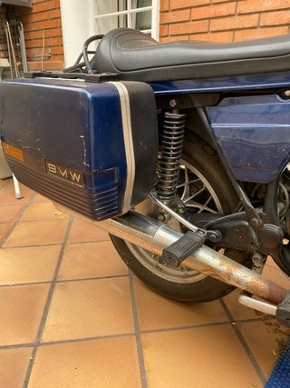 BMW R100RT Moto Touring Azul