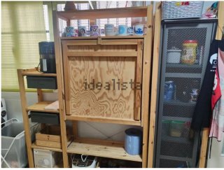 Mueble cocina con mesa oculta Ikea