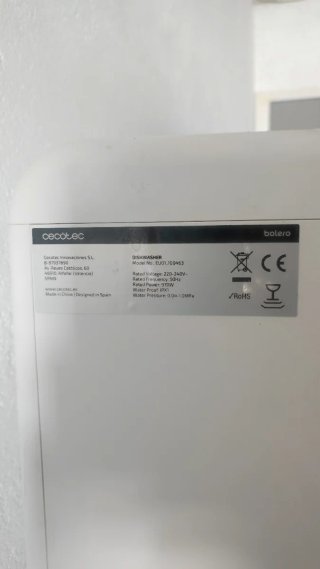 Lavavajillas Cecotec Bolero Aguazero 1100/1150