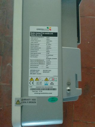 Inversor Solar GREENHEISS Conectado a Red
