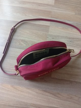 Bolso Bimba y Lola granate y Dorado