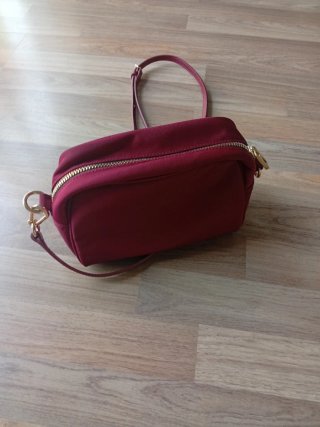 Bolso Bimba y Lola granate y Dorado