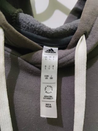 Sudadera Adidas Gris Talla L Hombre