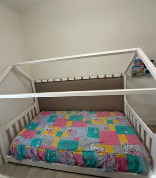 Cama Montessori Infantil Blanca