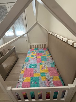 Cama Montessori Infantil Blanca
