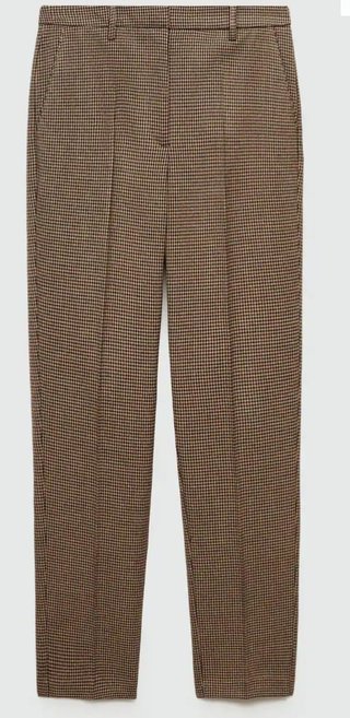 Pantalón Mango Marrón Talla 36