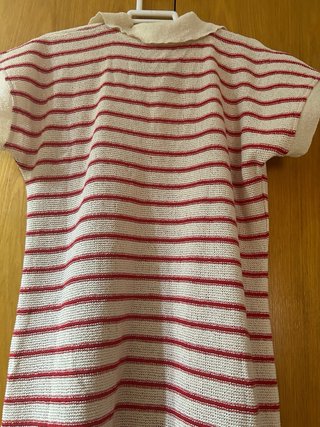 Vestido punto rayas mujer Mango