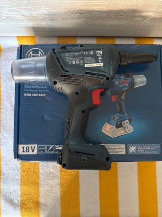Pistola Remachadora Bosch GRG 18V-16 C