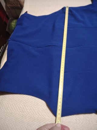 Vestido fiesta Moncho Heredia azul eléctrico