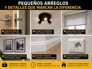 Manitas a domicilio | Montajes y reparaciones