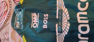 Traje Fernando Alonso Aston Martin Verde