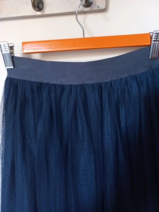 Falda tul azul marino T. S/M