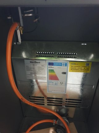 Calefactor de gas butano Mercalor