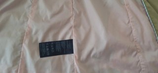 Chaqueta tipo gabardina beige