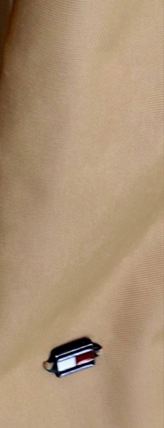 Chaqueta tipo gabardina beige