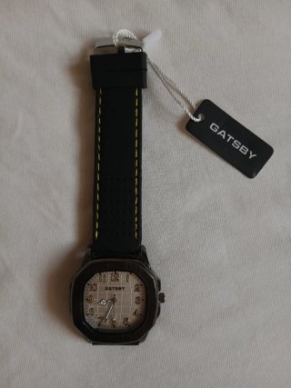 Reloj Gatsby Negro y Amarillo