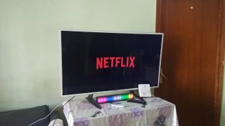 Tv 46"+chromecast+altavoz ascao
