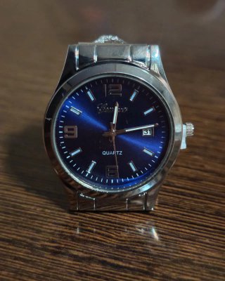 Reloj NuevoGeneva Esfera Azul Acero Hombre