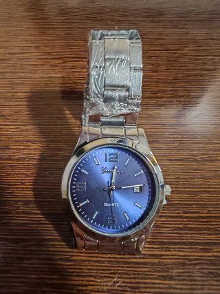 Reloj NuevoGeneva Esfera Azul Acero Hombre