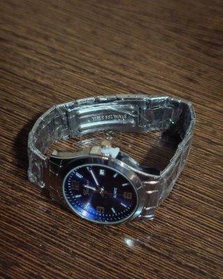 Reloj NuevoGeneva Esfera Azul Acero Hombre