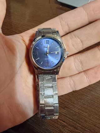 Reloj NuevoGeneva Esfera Azul Acero Hombre