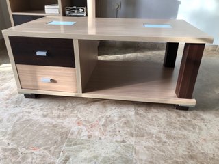 Mueble TV y mesa auxiliar madera