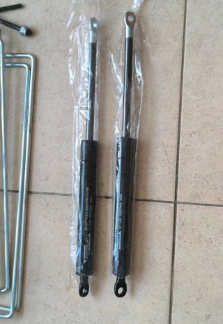 Kit Montanti Letto a Scomparsa con Ammortizzatori 600N