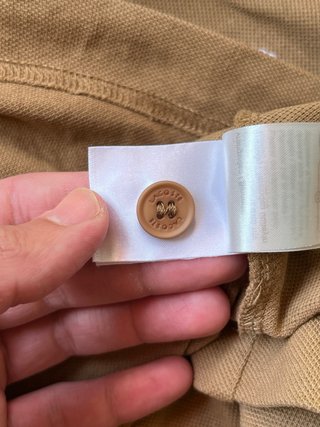 Polo Lacoste Beige Talla L Unisex