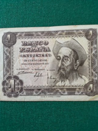 Billete 1 Peseta Banco de España 1951